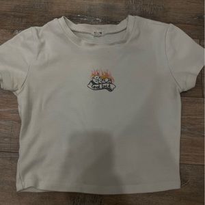 garage small cropped shirt